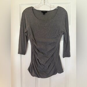 Banana Republic Factory Fitted Gray Women's Top